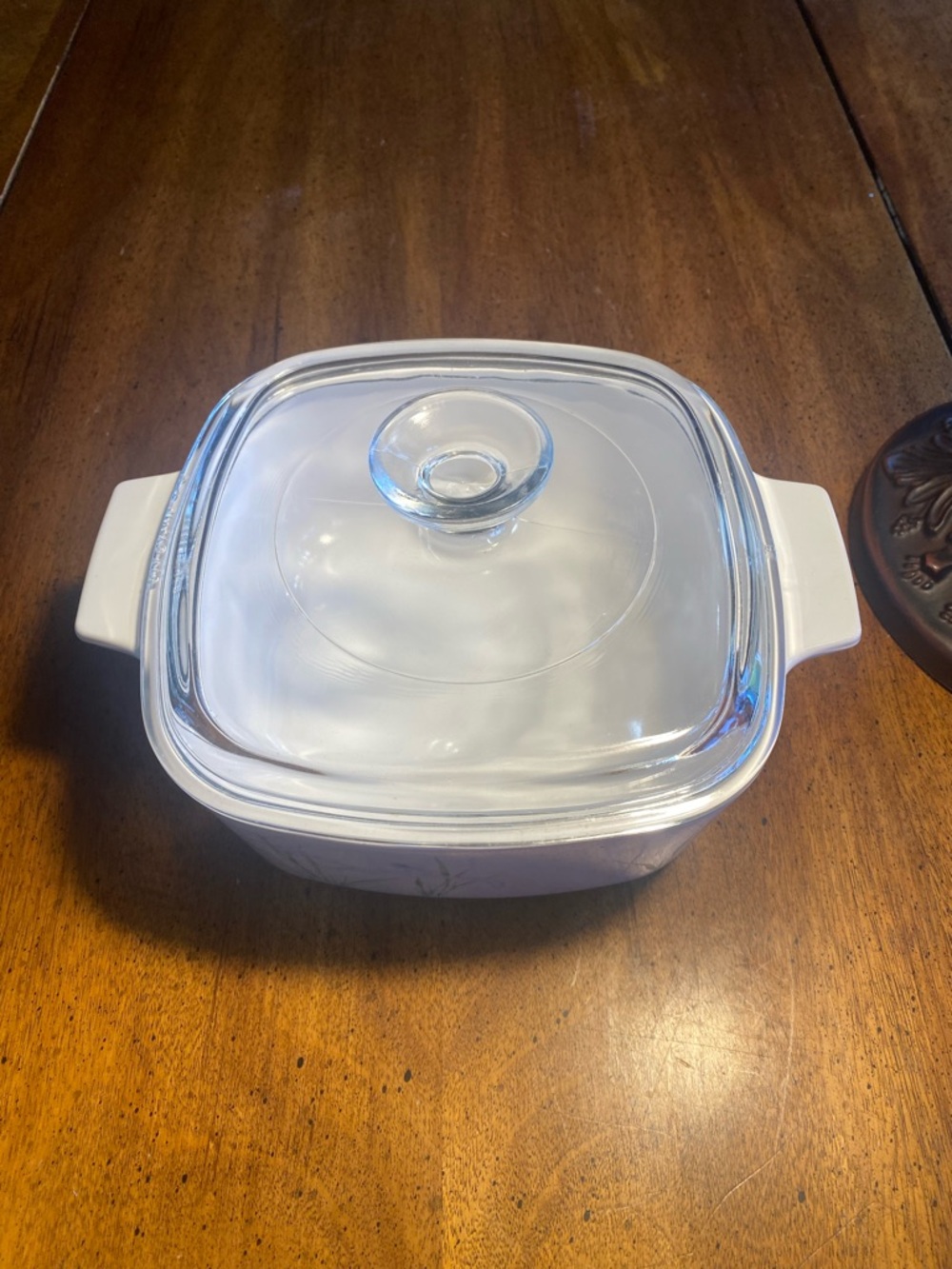 Corningware Shadow Iris 1.5 Qt Casserole Pan and Pyrex Lid - Picture 5 of 11